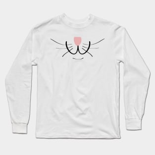 Cute Cat Whiskers Long Sleeve T-Shirt